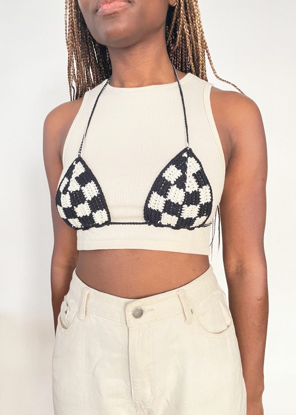 Bikini Crochet checker board - Imagen 3