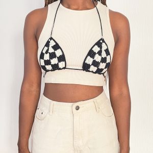 Bikini Crochet checker board