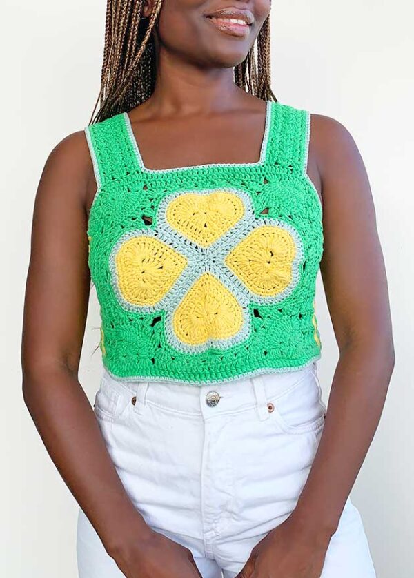 Top Crochet Corazón