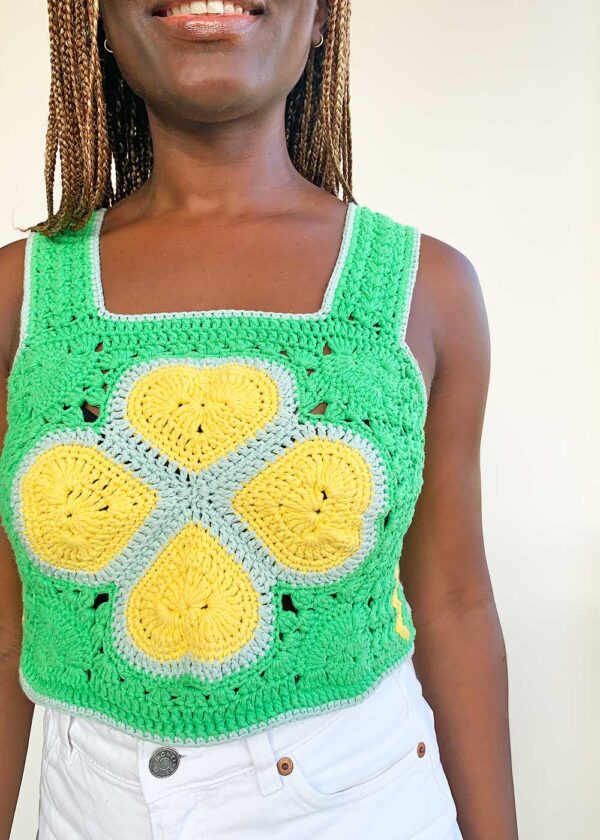 Top Crochet Corazón - Imagen 3