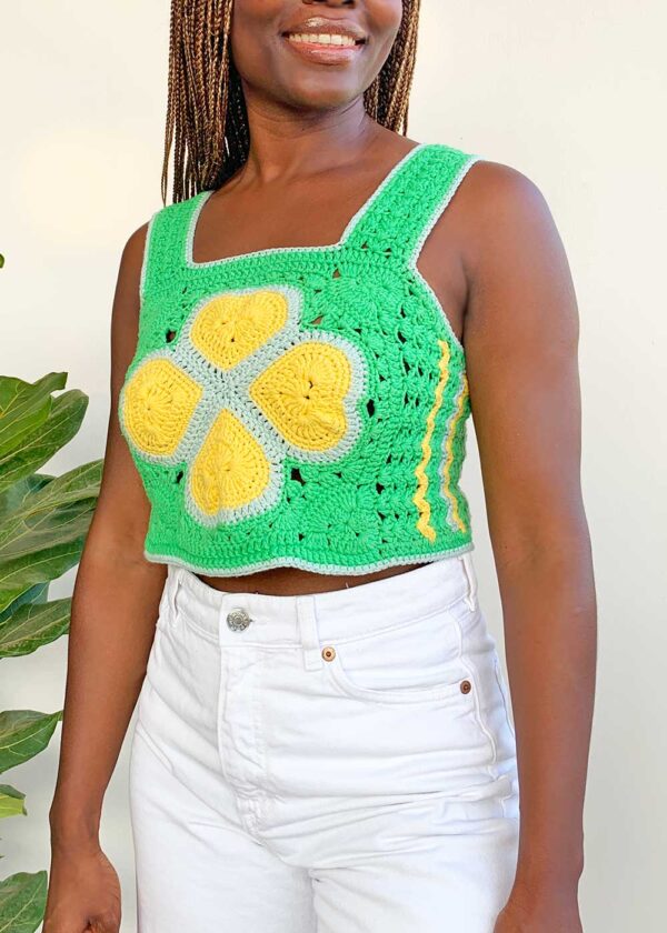 Top Crochet Corazón - Imagen 2