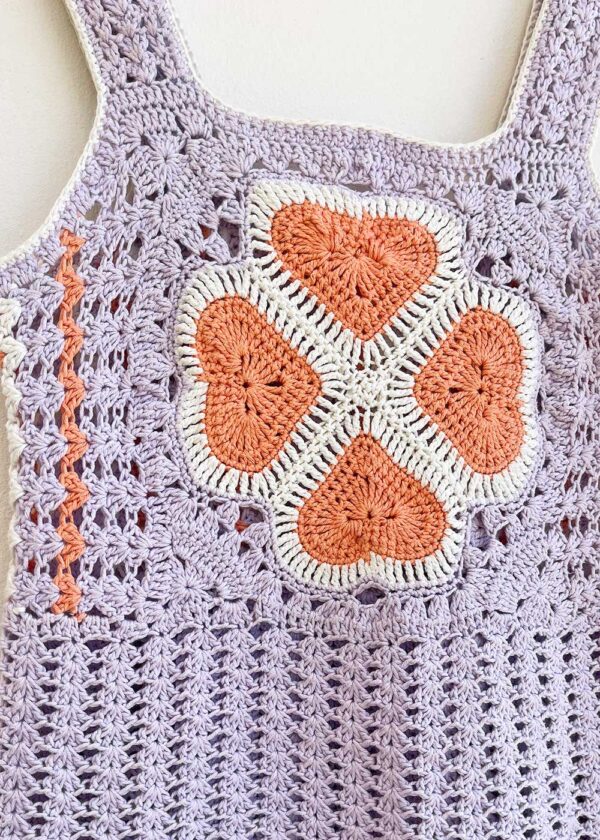 Vestido Crochet Corazón - Imagen 4