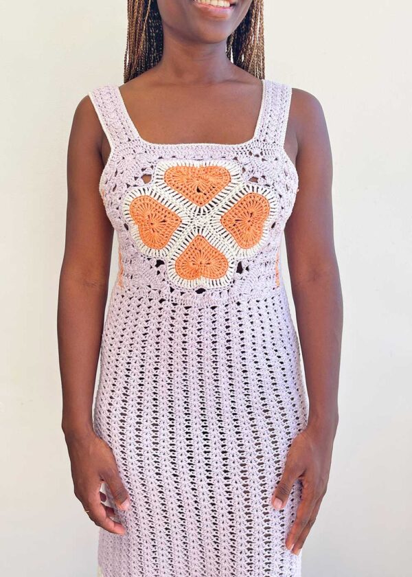 Vestido Crochet Corazón - Imagen 2
