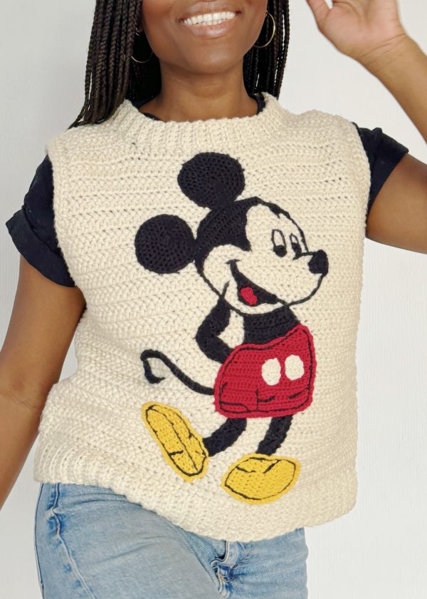 Chaleco Crochet Mickey Mouse - Imagen 3