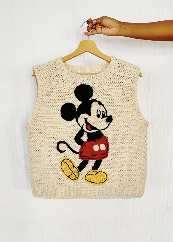 Chaleco Crochet Mickey Mouse - Imagen 5