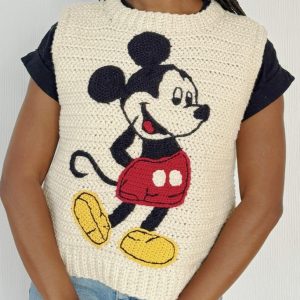 Chaleco Crochet Mickey Mouse