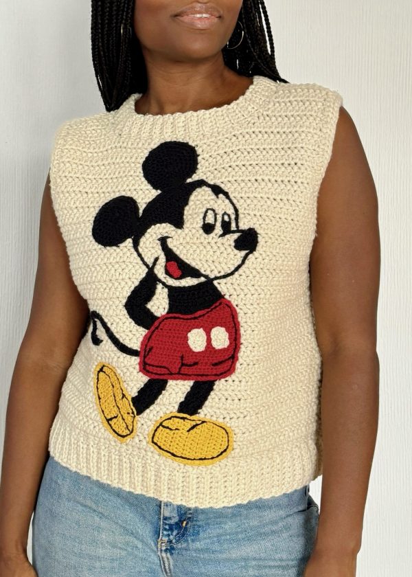 Chaleco Crochet Mickey Mouse - Imagen 4