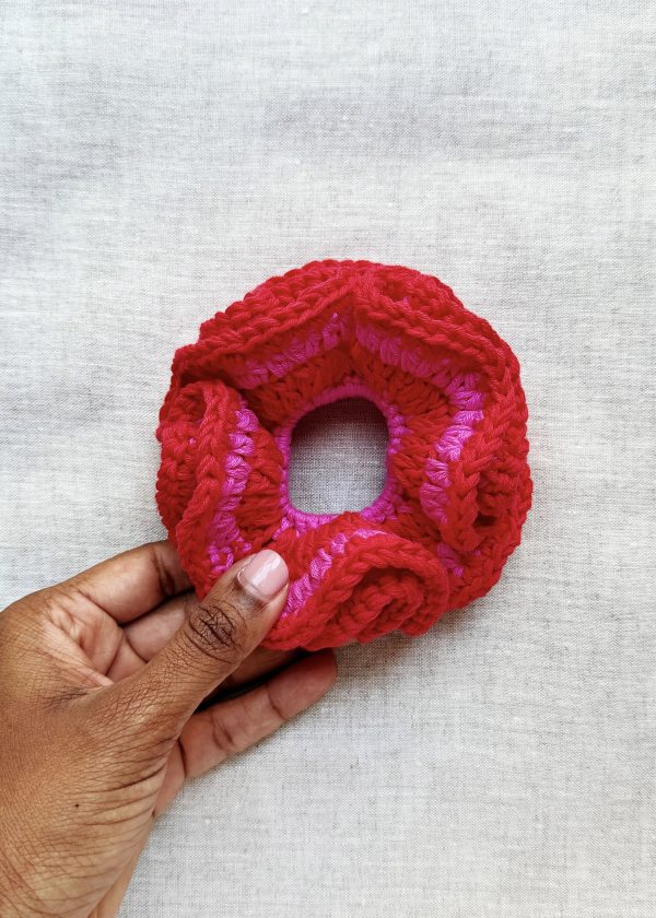 Scrunchies-Red-pink