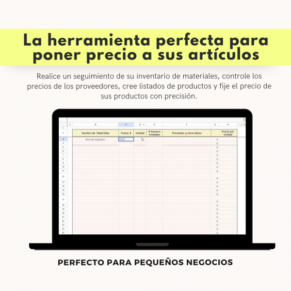 Calculadora de precios y ganancias para pequeñas empresas - Imagen 3