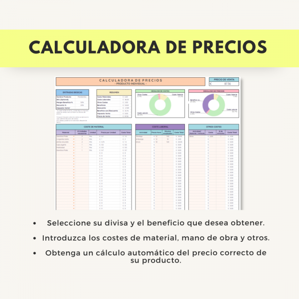 Calculadora de precios y ganancias para pequeñas empresas - Imagen 5