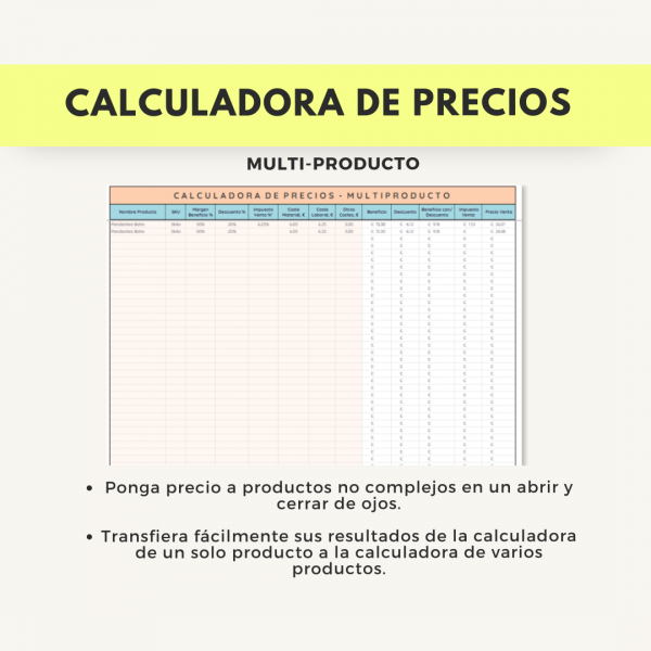 Calculadora de precios y ganancias para pequeñas empresas - Imagen 7