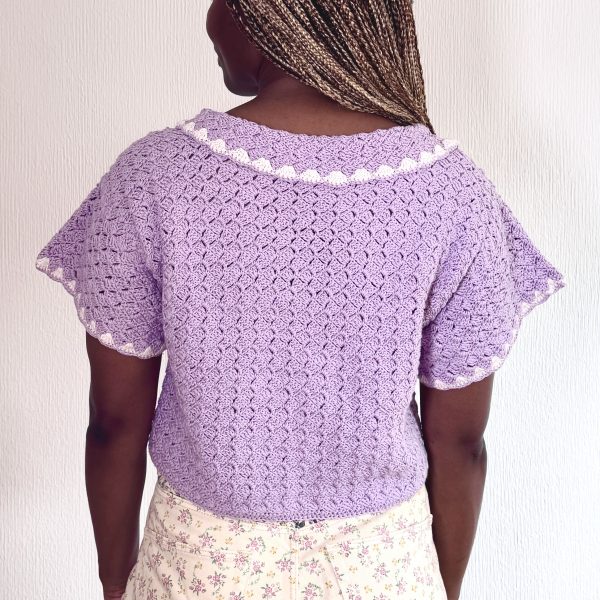 Camisa Cuello Crochet - Imagen 5