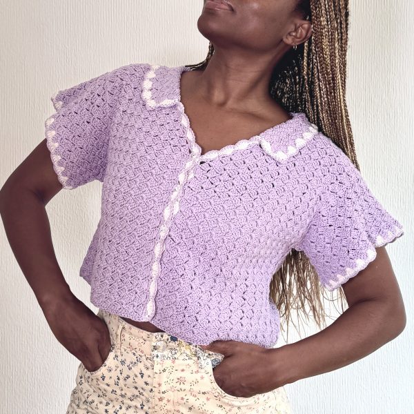 Camisa Cuello Crochet - Imagen 3