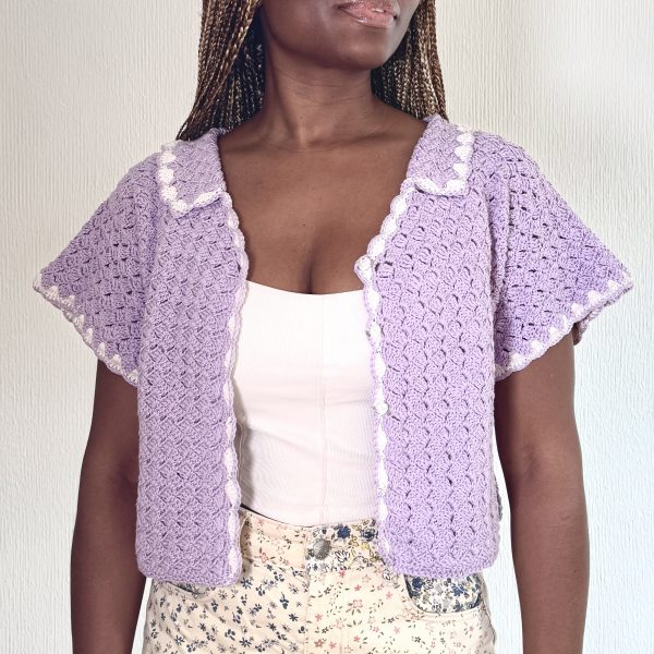 Camisa Cuello Crochet - Imagen 2